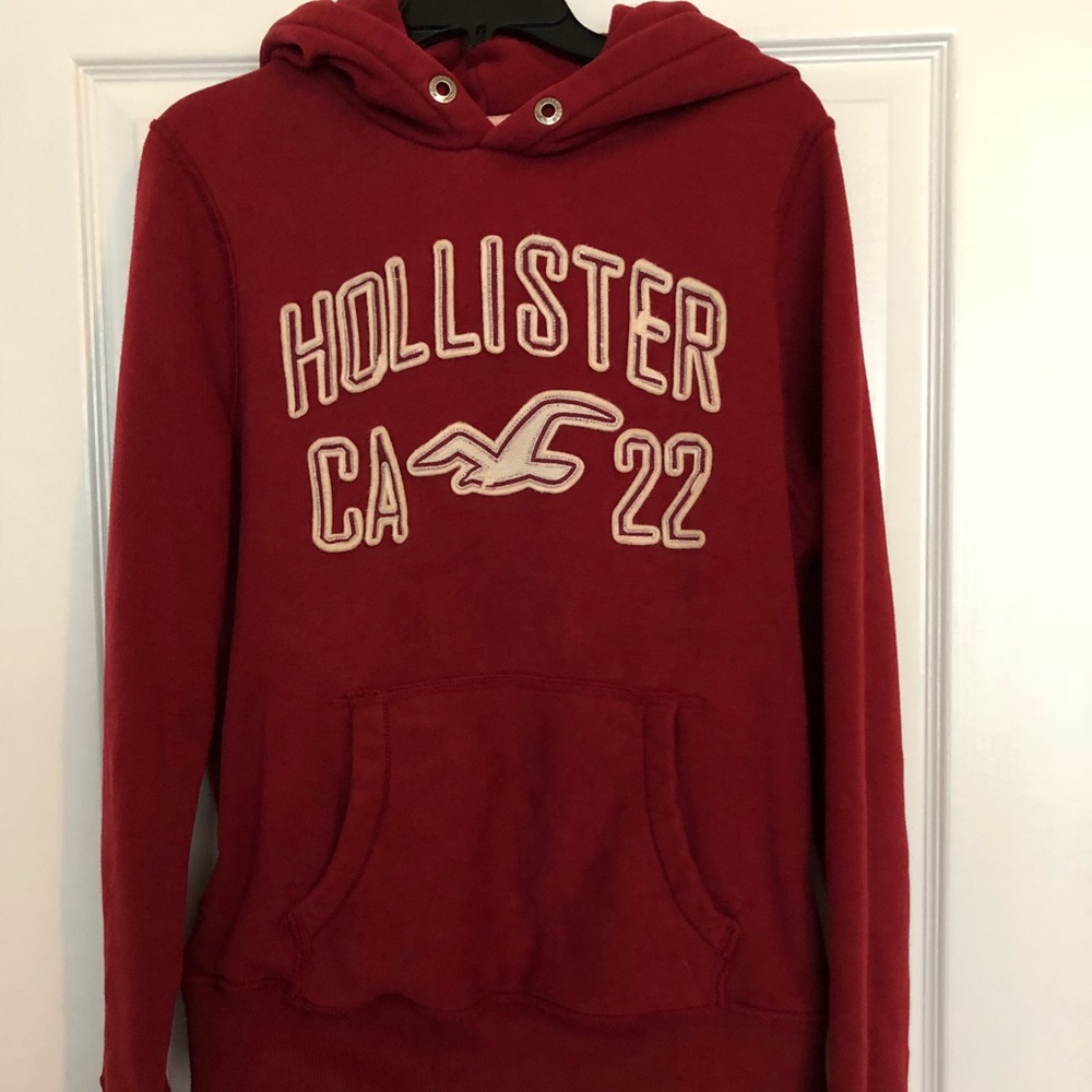 Hollister Red Mens Sweatshirt -small